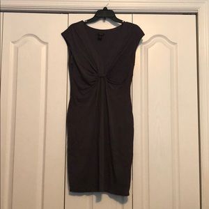 Charcoal cotton dress